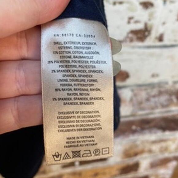 Anthropologie Maeve Hannon Cotton Bled Knit Textured Layered Pencil Skirt - Picture 10 of 13